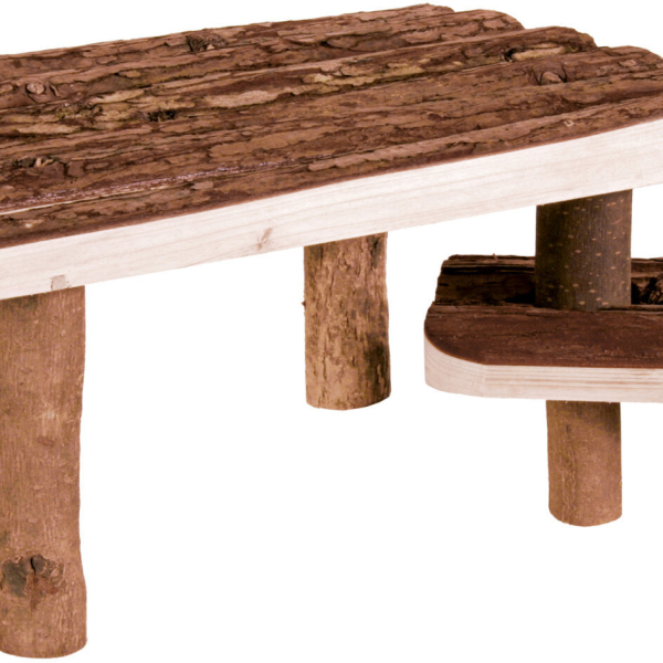 Schodiště pro morče, králíka 2 patra 37x17x28 cm