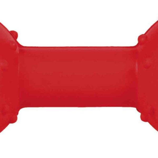 Činka s rolničkou, tvrdá guma 12cm