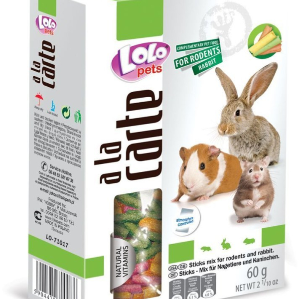 LOLO Diners FINGERS mix pro hlodavce  60 g