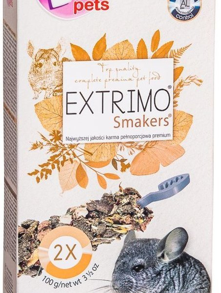 EXTRIMO SMAKERS tyčinky pro činčily 2ks/100 g