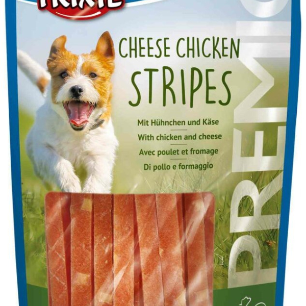 Premio CHICKEN CHEESE STRIPES - kuřecí pásky se sýrem 100g