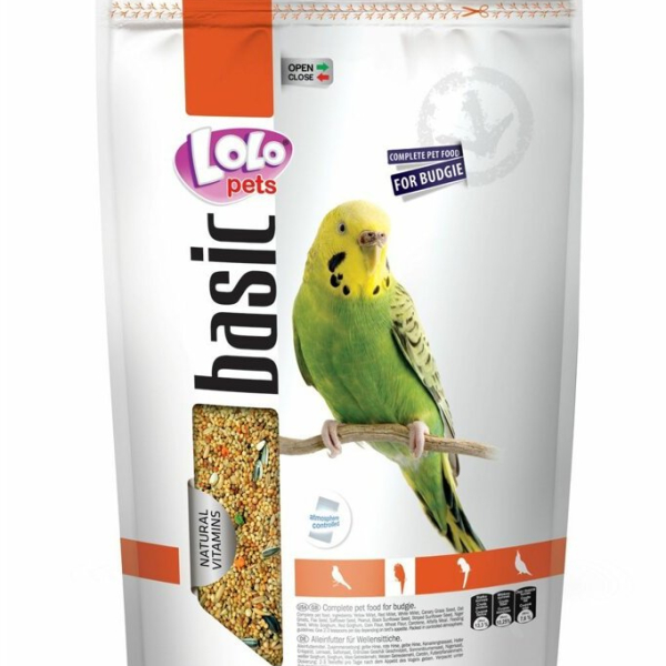 LOLO BASIC kompletní krmivo pro andulky 3L/2,4kg kyblík