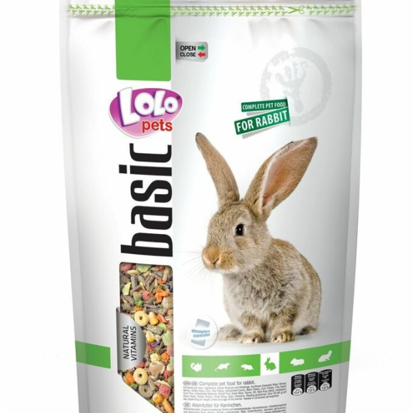 LOLO BASIC kompletní krmivo pro králíky 3 L, 2 kg kyblík