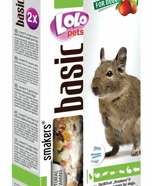 LOLO SMAKERS 2 klasy s ovocem a ořechy pro osmáky degu 90 g