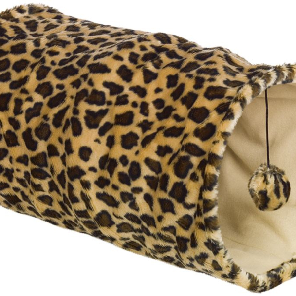 Nobby LEOPARD tunel pro kočky leopardí vzor 25x50cm
