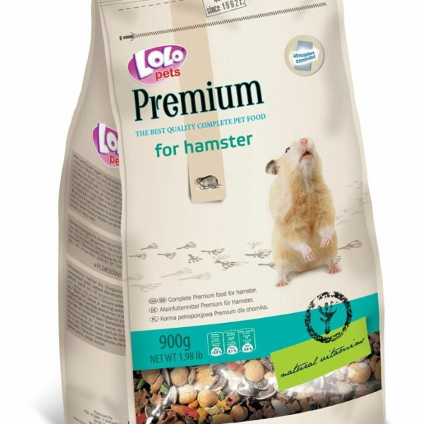 LOLO PREMIUM krmivo pro křečky 900 g sáček