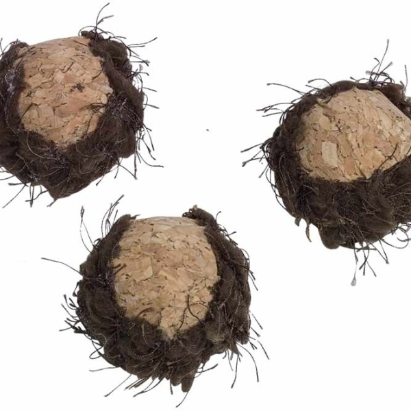 Nobby hračka pro kočky korkové kuličky 4 cm 3 ks