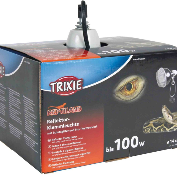 Lampa s ochranným krytem 14x17cm max.výkon 100W (RP 2,10 Kč)
