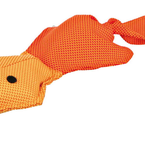 Plovoucí oranžová kačena se zvukem 50 cm