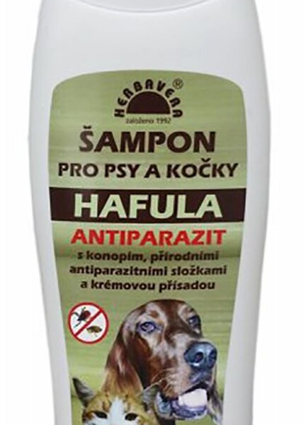 Šampon antiparazitní pro psy a kočky HAFULA 250 ml