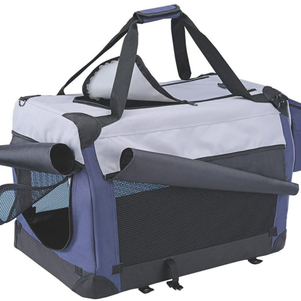 Nobby Traveller Plus L nylonový box kennelka pro psy 70x52x52cm