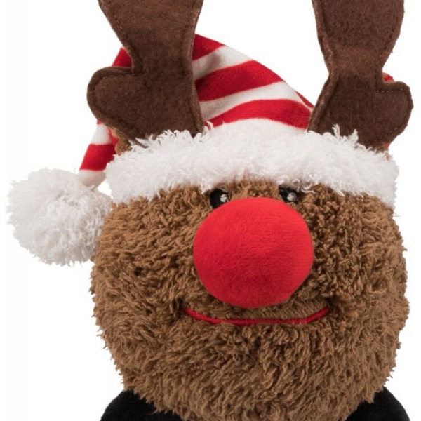 Vánoční plyšový míček Santa Claus/Sob/Sněhulák 18–29 cm