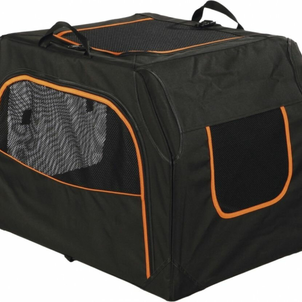 Transportní nylonový box Extend M 84x54x55 cm černo/oranžový - DOPRODEJ