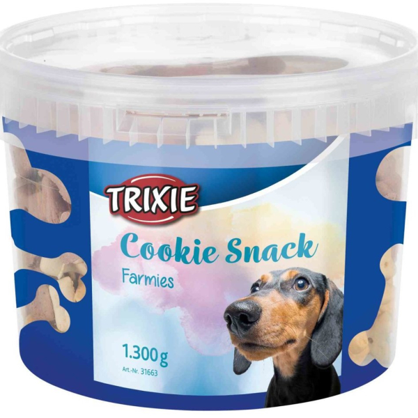 Cookie Snack Farmies v plastovém kyblíku 1300g