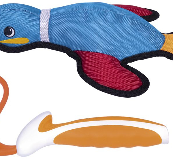 Nobby hračka pro psy vystřelovací kachna 34cm