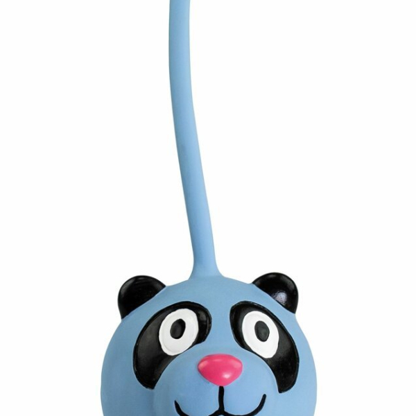 Panda míček s vysokým ocáskem 8x20cm, se zvukem, latex, HipHop