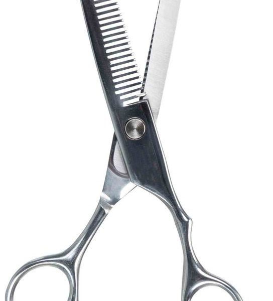 Profesionální efilační nůžky, s nastavit. šroubem 18 cm