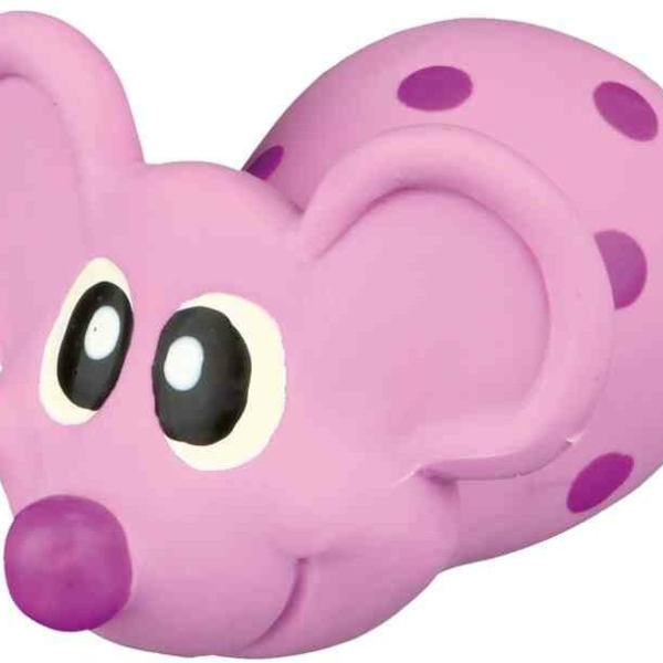 Latexová myška různé barvy, plněná 8 cm