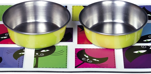 Nobby magnetická podložka Cat + 2 misky 310ml