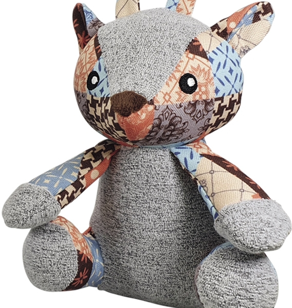 Nobby hračka pro psy Jelen Patchwork 20 cm