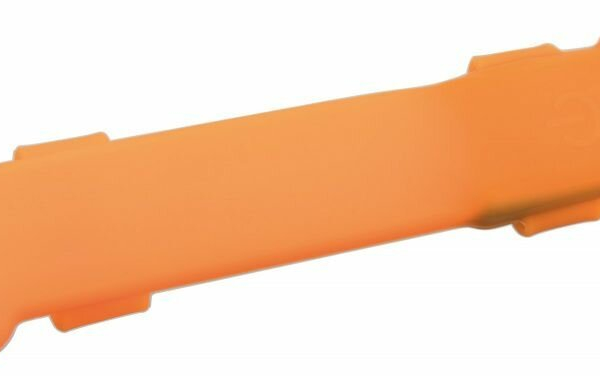 Flash USB svítící silikonový návlek 15 x 2,5 cm oranžový - DOPRODEJ (RP 2,10 Kč)