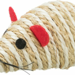 Myš se štěrchacími kuličkami uvnitř, sisal 10 cm — Náhled 4 z 5