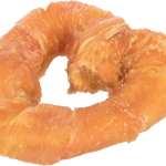 Denta Fun Chicken Heart [50ks], srdce z buvolí kůže omotané kuřecím masem — Náhled 3 z 5