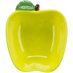 Keramická miska JABLKO (morče,králík), 180 ml/ 12 x 11 cm, zelená — Náhled 4 z 4