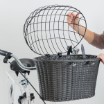 Transportní košík na řidítka, 44 x 34  x 41cm, antracit (max. 5kg) — Náhled 5 z 6