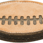 Rugby, hračka pro psy kůže/vlna, 20cm - DOPRODEJ — Náhled 1 z 2
