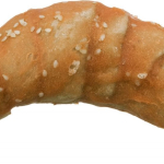 Denta Fun Chicken Croissant [50ks], rohlík z buvolí kůže v kuřecím mase 11 cm, 80g — Náhled 2 z 2