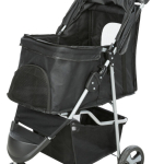 Kočárek s funkcí rychlého skládání 47x100x80cm, do 11kg, černý — Náhled 4 z 6