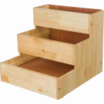 Dřevěné schody pro malé psy a kočky, max.50kg 40x38x45cm — Náhled 4 z 5