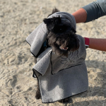 Nobby ručník s návleky na ruce šedý 100x50cm — Náhled 2 z 2