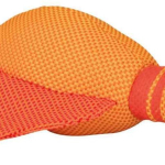 Oranžová slepice/kačena přetahovadlo se zvukem,nylon 38 cm - DOPRODEJ — Náhled 2 z 2