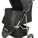 Kočárek s funkcí rychlého skládání 47x100x80cm, do 11kg, černý — Náhled 2 z 6