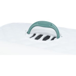 Toaleta pro kočky DAVIO TOP, 56 x 39 x 39 cm, zelená/bílá — Náhled 5 z 6