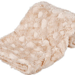 Plyšová deka COSY, béžová — Náhled 3 z 4