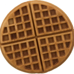 Wafle s kuřecím masem, ø 7 cm, 3 ks / 100 g — Náhled 3 z 4