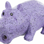 Hippo, latexový hroch s výplní, se zvukem, vzhled kámen, 15cm — Náhled 2 z 3