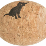 Korkový soudek s potiskem, hračka pro kočku, 4cm — Náhled 1 z 3