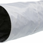 XXL tunel na hraní, látkový, ø 35 × 85 cm, šedý — Náhled 2 z 4