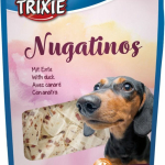 NUGATINOS, lupínky z buvolíkůže s kachním masem, 100g — Náhled 1 z 3