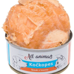 ALL ANIMALS konzerva KOČKOPES steak z lososa, 100g — Náhled 2 z 2