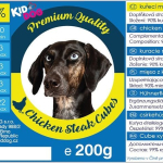 KIDDOG kuřecí masíčko v kostičce - PREMIUM QUALITY 200 g dóza — Náhled 3 z 3