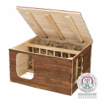 Natural Living přírodní dř. domek HILKE s jesličkami 40x23x32 cm — Náhled 1 z 6