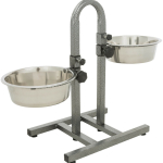 Psí bar - nastavitelná výška misek, 2x miska 2,8l/24cm — Náhled 2 z 3