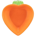 Keramická miska MRKEV (morče,králík), 180 ml/ 12 x 11 cm, oranžová — Náhled 3 z 3