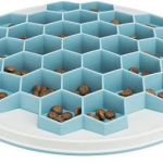 HIVE, talíř k pomalému krmení, ø 30 cm, plast/TRP/TPE, šedá/modrá — Náhled 2 z 6