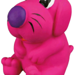 Latexový pejsek různé barvy, plěný 11 cm — Náhled 3 z 4